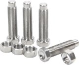 Allstar Performance Fastener Hardware Assortments ALL17034 kit includes (4) 7/16 in-20 titanium bolts with 9/16 in hex and (4) titanium nuts. thumbnail 1