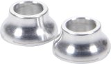 Allstar Performance Tapered Spacers ALL18700 Spacers, Aluminum, 0.345 in. to 0.500 in. Outside Diameter, 0.250 in. Inside Diameter, 0.250 in. Length, Pair thumbnail 2