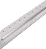 Allstar Performance Aluminum Angled Stock ALL23134 Fabrication Component, Stock, Aluminum, Natural, 1 in. Width, 1 in. Height, 26 in. Length, Each thumbnail 2