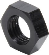 Allstar Performance Bulkhead Nuts ALL50099 Fittings, Nuts, Aluminum, Black Anodized, -4 AN, Female Threads, Each thumbnail 1