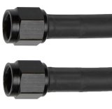 Allstar Performance AN Hose Assemblies ALL48390 Coated Steel Line, #4 Coated Braided Line -4 Straight Ends, 40 in Long thumbnail 1