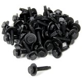 Allstar Performance Body Bolts ALL16553-50 Bolt, Steel, Black Oxide, 1/4 in.-20 Thread, 1 1/8 Length, Set of 50 thumbnail 2