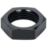 Allstar Performance Bulkhead Nuts ALL49606 Hardware, Nuts, Aluminum, Black Anodized, -16 AN, Female Threads, Each thumbnail 2