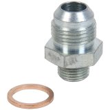 Allstar Performance AN Flare Adapter Fittings ALL50916 and Adapters, Fittings, Straight, Steel, Zinc Color, -10 Male AN, 5/8 in.-18 UNF Male Threads, Each thumbnail 2