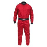 Allstar Performance Single-Layer Driving Suits ALL931073 Suit, One-Piece, Single Layer, Pyrovatex, Men's Medium Tall, SFI 3.2A/1, Red, Each thumbnail 1
