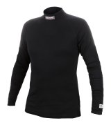 Allstar Performance Fire Retardant Underwear Shirts ALL926115 Top SFI 3.3 FR Black X-Large thumbnail 2
