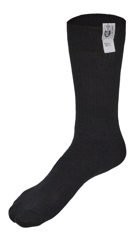 Allstar Performance Fire Retardant Socks ALL926411 Pair SFI 3.3 Thick F/R Black Size 6-7