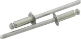 Allstar Performance Small Head Rivets ALL18197 Rivets, Blind Rivets, 1/8 in. Rivet, 1/4 in. Head, Aluminum/Stainless Steel, Silver, Set of 25 thumbnail 1
