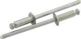 Allstar Performance Small Head Rivets ALL18197 Rivets, Blind Rivets, 1/8 in. Rivet, 1/4 in. Head, Aluminum/Stainless Steel, Silver, Set of 25 thumbnail 2