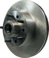 Allstar Performance Granada Brake Hub/Rotors for 1975-1982 GRANADA, 1974-1978 MUSTANG II - ALL42091 Rotor, Solid, Iron, Natural, Front, 11.00 in. Diameter, 5 x 4.75 in. BC, .875 in. Thickness, Ford, Each thumbnail 1