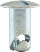 Allstar Performance Oval Head Button Fasteners ALL19215 Quick Fasteners, Button, Fastener Head, Slotted, Steel, Cadmium Plated, 5/16 in. Shank Diameter, 0.500 in. Length, Set of 50 thumbnail 1