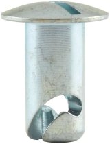 Allstar Performance Oval Head Button Fasteners ALL19215 Quick Fasteners, Button, Fastener Head, Slotted, Steel, Cadmium Plated, 5/16 in. Shank Diameter, 0.500 in. Length, Set of 50 thumbnail 2