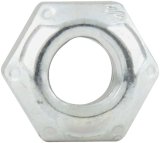 Allstar Performance Mechanical Locking Hex Nuts ALL16030-10 Nuts, Hex, Self-locking, Steel, Zinc Plated, 1/4-20 in. Coarse Thread, Set of 10 thumbnail 1