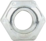 Allstar Performance Mechanical Locking Hex Nuts ALL16030-10 Nuts, Hex, Self-locking, Steel, Zinc Plated, 1/4-20 in. Coarse Thread, Set of 10 thumbnail 2