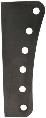 Allstar Performance Panhard Bar/Third Link Brackets ALL60162 Bar Brackets, Steel, Natural, Weld-On, .125 in. Thick, Six .500 in. Holes, Pair thumbnail 1