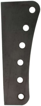 Allstar Performance Panhard Bar/Third Link Brackets ALL60162 Bar Brackets, Steel, Natural, Weld-On, .125 in. Thick, Six .500 in. Holes, Pair thumbnail 2