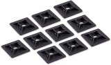 Allstar Performance Wire Tie Bases ALL14117 Zip Mounts, Bases, Nylon, 1.125 in. x 1.125 in., Set of 10 thumbnail 1