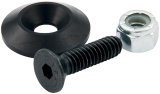 Allstar Performance Countersunk Washers ALL18633 Washers, Countersunk, Aluminum, Black Anodized, I.D. Chamfer, 0.250 in. I.D., 1.00 in. O.D., Set of 10 thumbnail 1
