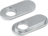 Allstar Performance Control Arm Components ALL60083 kits contain (2) slotted brackets, (2) centered bushings, (2) reducer spacers for 5/8 in r thumbnail 1
