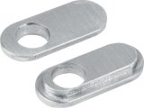 Allstar Performance Control Arm Components ALL60083 kits contain (2) slotted brackets, (2) centered bushings, (2) reducer spacers for 5/8 in r thumbnail 2