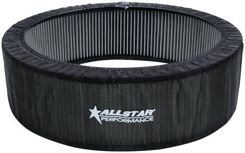 Allstar Performance Air Filter Wraps ALL26220 Wraps, Round, Polyester, Black, 3.00 in. Height, 14.00 in. Diameter, Each