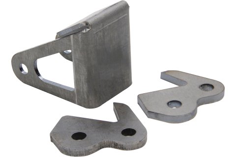 Allstar Performance Wheelie Bar Castor Bracket Kits ALL60500 Replacement Parts, Bracket, Steel, Natural, For 1.625 in. Width x 4 in. Diameter Wheel, Kit thumbnail 2