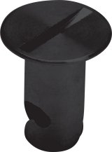 Allstar Performance Flush Head Button Fasteners ALL19271 Quick Fasteners, Fasteners, Slotted Head, Aluminum, Black, 0.44 in. Shank Diameter, 0.55 in. Shank Length, Set of 10 thumbnail 2
