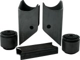 Allstar Performance Front Trailing Arm Bracket Slider Boxes ALL60052 Bracket, Steel, Mount, Buick, Chevy, Oldsmobile, Pontiac, Kit thumbnail 2