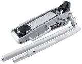 Allstar Performance Aluminum Pit Jacks ALL10425 Floor Jack, Aluminum, Silver, 3,000 lbs. Capacity, 17 1/2 in. Maximum Height, 6-Pump, Each thumbnail 1