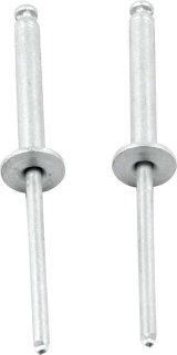 Allstar Performance Tri-Fold Rivets ALL18199 Rivets, Blind Rivets, 1/8 in. Rivet, 3/8 in. Head, Aluminum, Silver, Set of 100 thumbnail 2