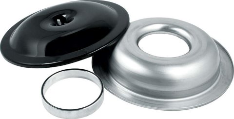 Allstar Performance Aluminum Air Cleaners ALL26099 Filter Assembly, Round, Aluminum, Black, 14 in. Diameter, 7/8 in. Drop Base, 5 1/8 in. Diameter Base, Each