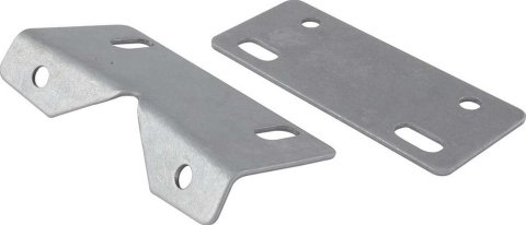 Allstar Performance Heavy-Duty Seat Mount Brackets ALL60032 Brackets, Fixed Mount, Steel, Natural, Drive Side, Universal, Set