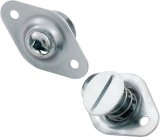 Allstar Performance Flush Head Self-Ejecting Button Fasteners ALL19000 Quick Fasteners, Complete Fastener, Steel, Cadmium Plated, Self-Ejecting, Slotted, 0.500 in., Set of 10 thumbnail 2