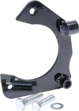 Allstar Performance Mustang II Caliper Brackets ALL42111 Bracket, Steel, Black Powdercoated, Passenger Side, Each thumbnail 1