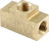 Allstar Performance Brake Fittings ALL50136 Tee, Brass, 3/16 in. Line, 3/8-24 in. Female Inverted Flare, Set of 2 thumbnail 2