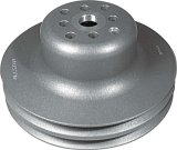 Allstar Performance Aluminum SB Chevy Reduction Pulleys ALL31040 Water Pump Pulley, V-Belt, 2-Groove, 6.625 in., Aluminum, Nitride, Chevy, Small Block, Short Pump, Each thumbnail 2