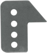 Allstar Performance Trailing Arm Brackets ALL60045 or Leaf Spring Bracket, Front, Steel, 5/8 in. Mounting Holes (1 Row, 4 Holes), Welding Required thumbnail 1