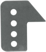 Allstar Performance Trailing Arm Brackets ALL60045 or Leaf Spring Bracket, Front, Steel, 5/8 in. Mounting Holes (1 Row, 4 Holes), Welding Required thumbnail 2