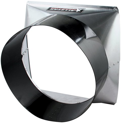 Allstar Performance Fan Shrouds ALL30107 Shroud, Aluminum/Plastic, Natural, 15 in. Maximum Diameter, fits 22 in.Wide Radiator, Each