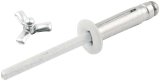 Allstar Performance Tri-Fold Rivets ALL18080 Blind Rivet, Tri-Fold, Aluminum, White, 3/16 in. Diameter, 0.125 to 0.375 in. Range, Set of 250 thumbnail 1