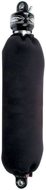 Allstar Performance Shock Covers ALL64205 Cover, Rear, Neoprene, Black, 3.5 in. Diameter, 16 in. Length, Each thumbnail 2