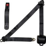 Allstar Performance Seat Belts ALL98115 Belt, Three Point, Black, Retractable, Each thumbnail 1