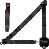 Allstar Performance Seat Belts ALL98115 Belt, Three Point, Black, Retractable, Each thumbnail 2
