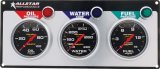 Allstar Performance Gauge Panel Kits ALL80123 3-Gauge Panel, AutoMeter Pro-Comp, Liq Fill, Fuel/Oil Press, Water Temp, Each thumbnail 1