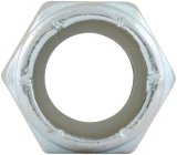 Allstar Performance Nylon Locking Hex Nuts ALL16013-10 Nuts, Hex, Steel, Zinc Plated, Insert, 7/16-14 in. Coarse Thread, Set of 10 thumbnail 1