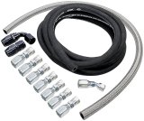 Allstar Performance Power Steering Hose Kits ALL48200 Hoses, -6 AN Size, 16 ft. Length, -10 AN Size, 3 ft. Length, Fittings, for Rack and Pinion, Kit thumbnail 2