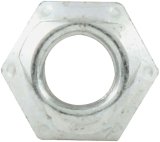 Allstar Performance Mechanical Locking Hex Nuts ALL16080-10 Nuts, Hex, Steel, Zinc Plated, Self-locking, 1/4-28 in. Fine Thread, Set of 10 thumbnail 1