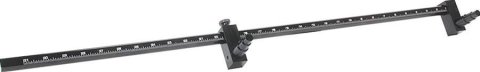 Allstar Performance Suspension Tube Set-Up Tools ALL10676 Tool, Slide Rule, 1/16 in. Increments, Aluminum, Black, Each