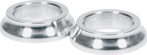 Allstar Performance Tapered Spacers ALL18597 Spacers, Aluminum, 0.825 in. to 0.995 in. Outside Diameter, 0.625 in. Inside Diameter, 0.250 in. Length, Pair