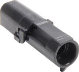 Allstar Performance Weatherpack Connector Housings ALL76289 Wiring Replacement Parts, Weatherpack, Housing, 1 Pin, Male, Each thumbnail 1
